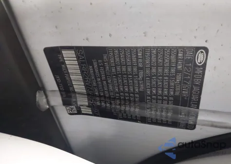 2018 Land Rover Discovery Hse z USA, uszkodzony, nr VIN SALRR2RV7JA052897